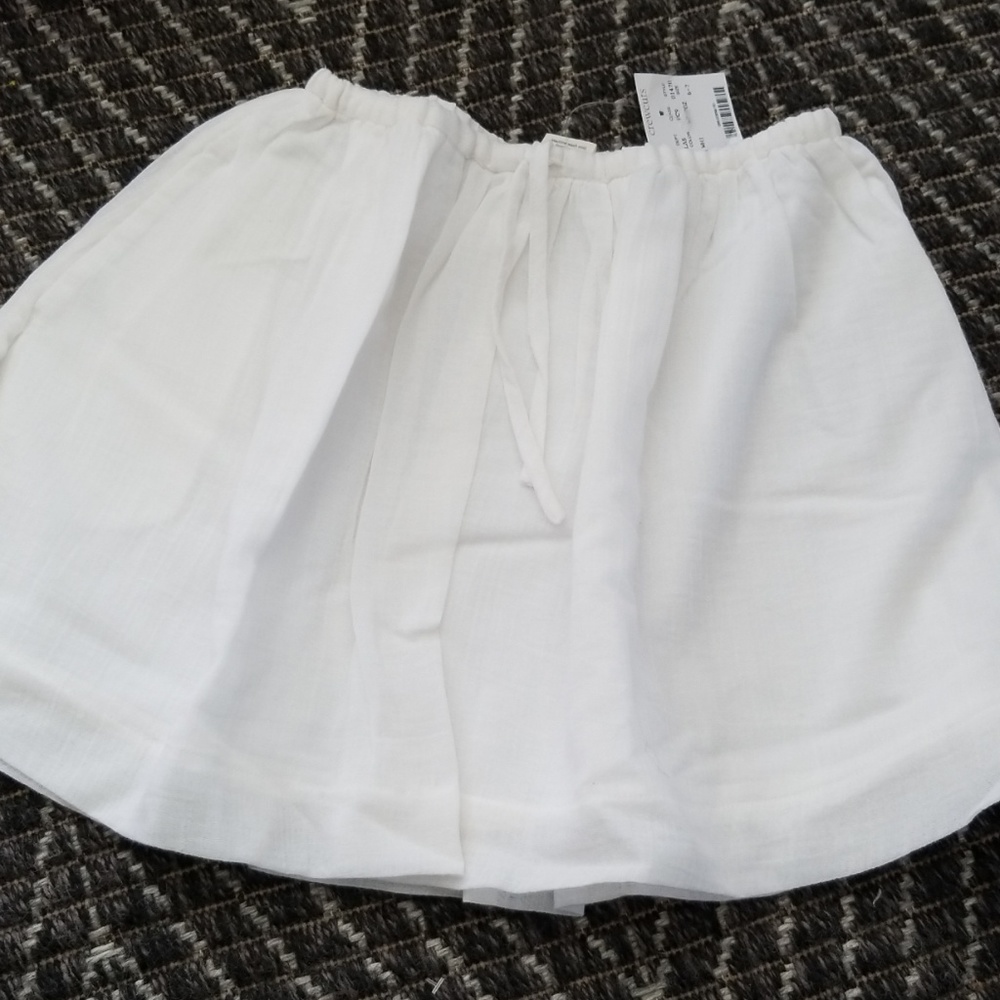 Girls Crewcuts gause cotton skirt 6 7